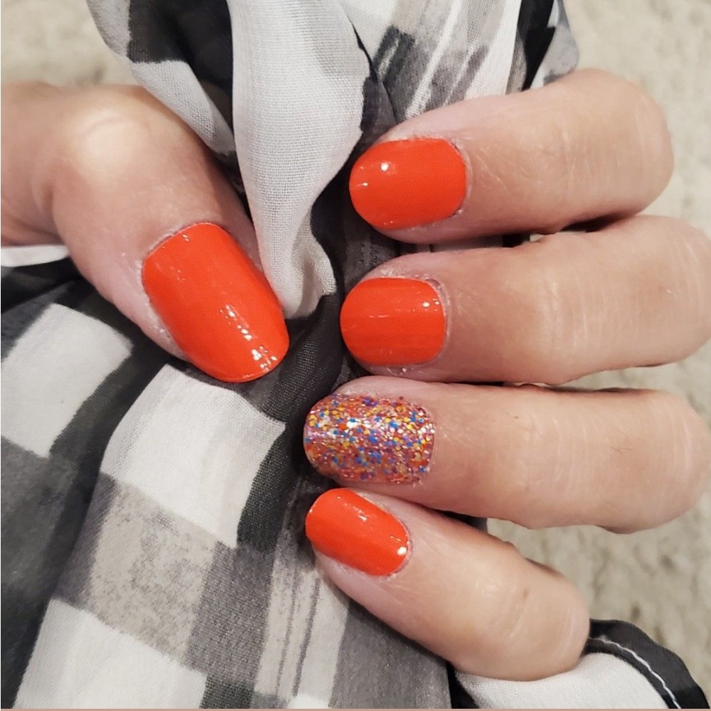*Retired* Color Street: High Voltage | Neon Orange Summer Bright Electric - Picture 8 of 12